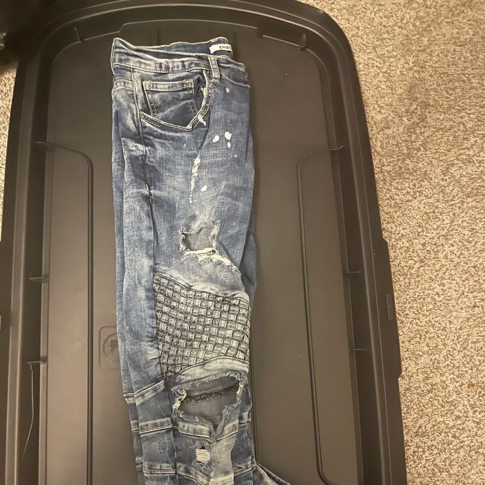 Embellish men jeans